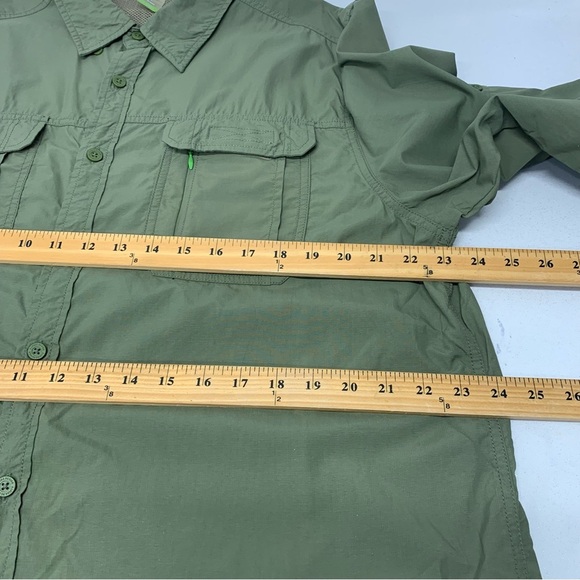 Alpine Design Shirt Tech Series XXL  Men Long Roll Tab Button Up‎ Pockets Vented - Picture 7 of 8